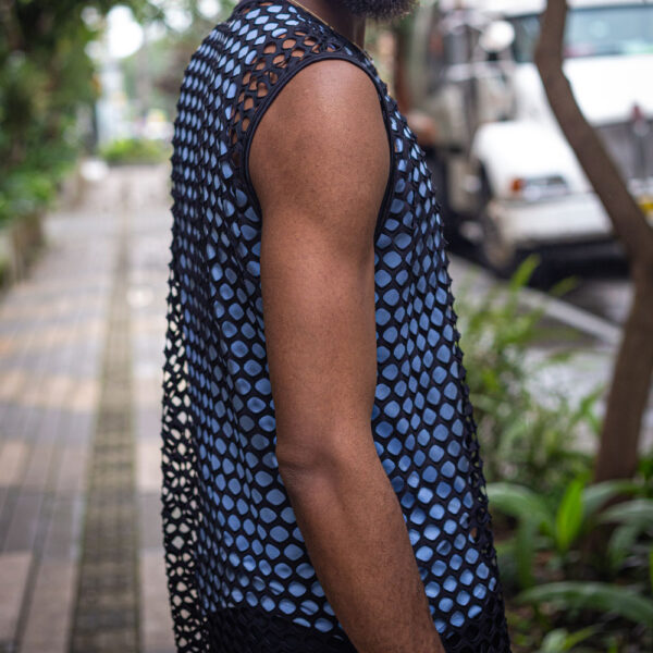 Conjunto Camisilla Azul/Malla - Imagen 2